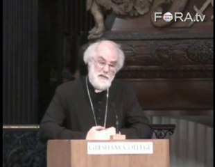 Archbishop Williams on the Public Space of Christianity