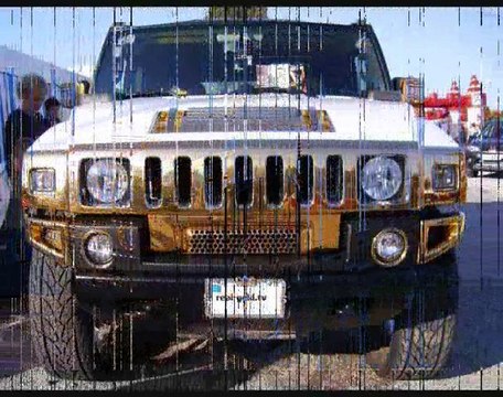 ALTIN KAPLAMA 24 AYAR HUMMER H2 / 24 KARAT GOLD HUMMER H2