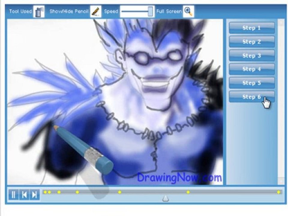 How to draw Ryuk