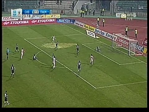 olympiakos v. paok 0-1 kapetanos sout