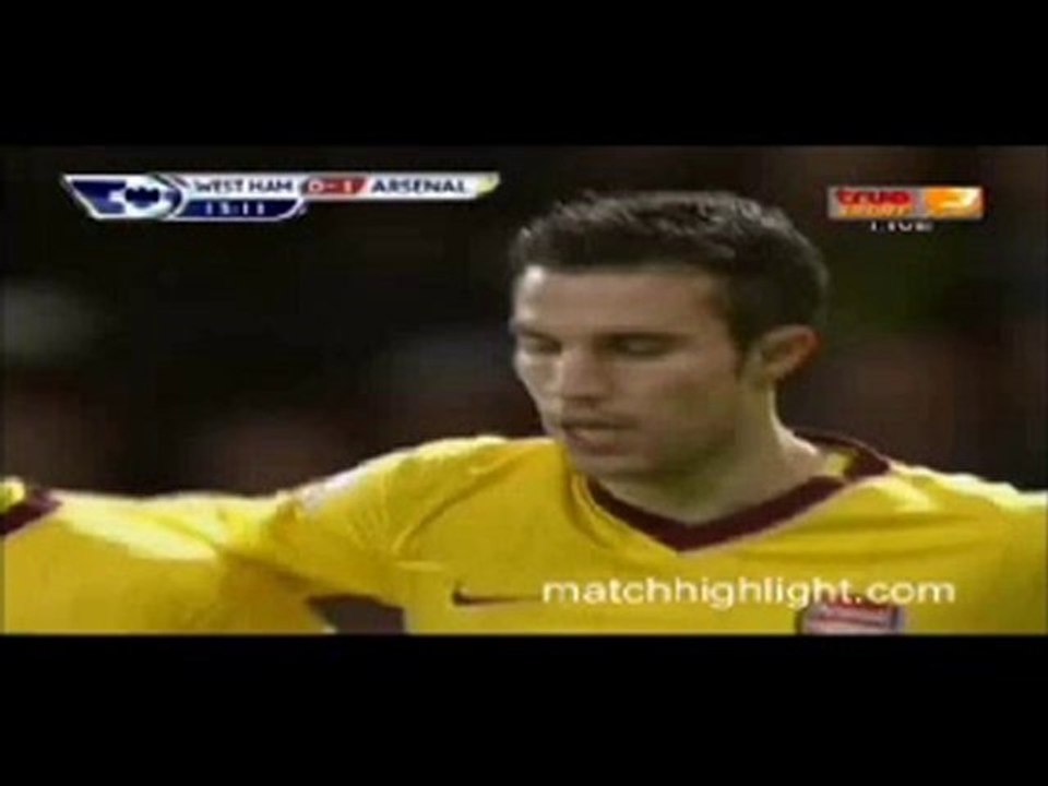 Arsenal West Ham 3-0 Buts  (Samedi 15 janvier 2011)