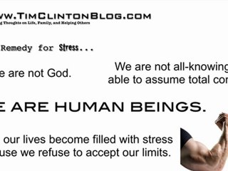 Part 2: How to Cope with Stress God's Way [Help with Stress