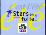 Bande Annonce De L'emission Stars En Folie ! août 1996 TF1
