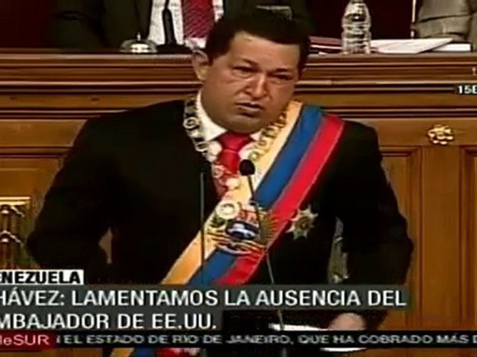 "Nos gustaría tener un embajador de EEUU" en Caracas, asegura Chávez