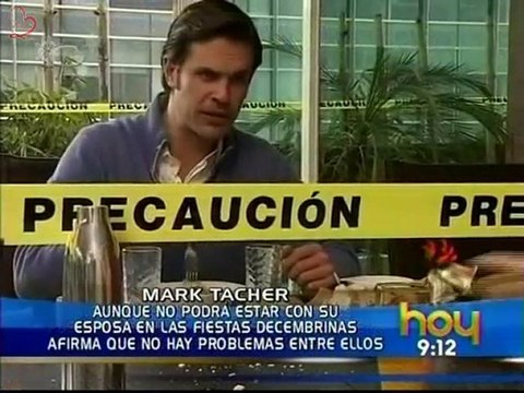 MARK TACHER SE RUBORIZA EN HOY