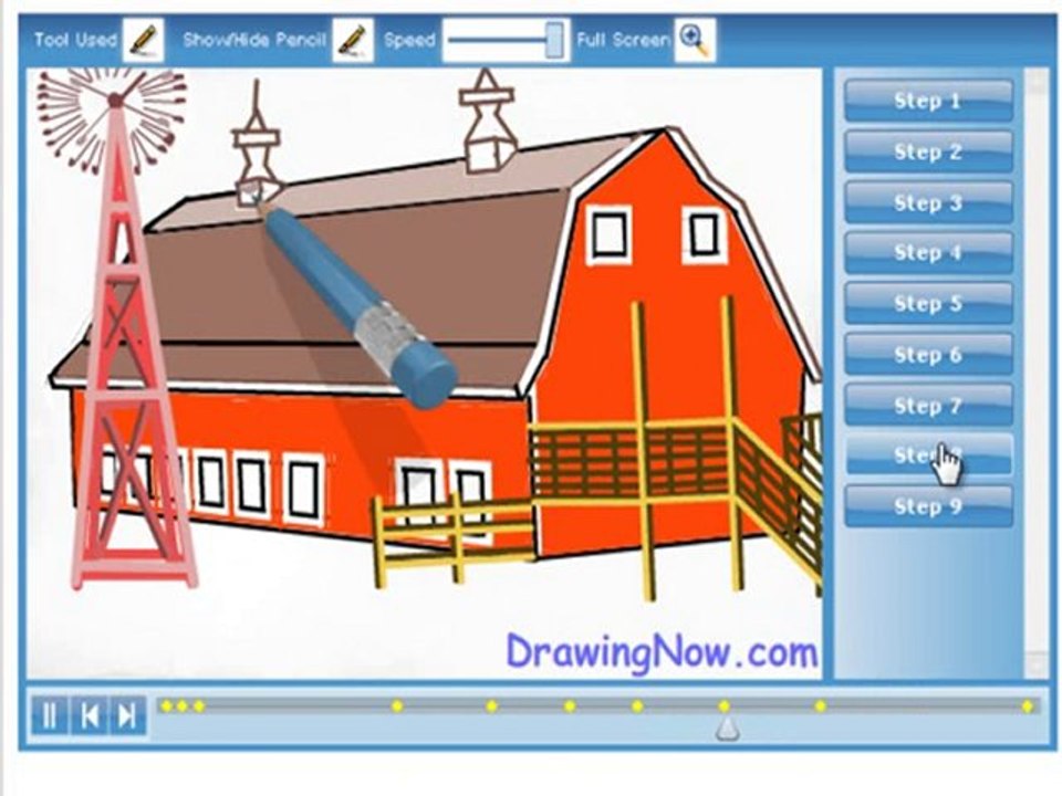 How to draw a Barn