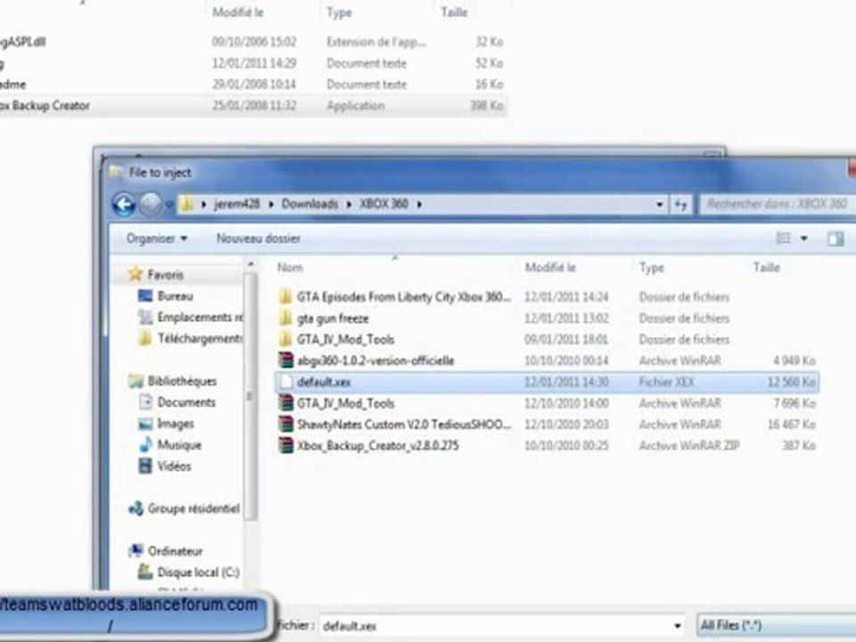 Comment mettre des mode gta télécharger sur xbox 360