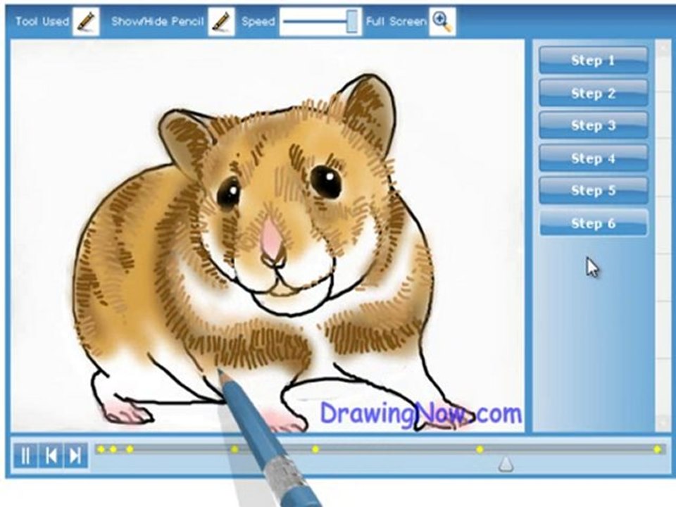 How to draw a Hamster