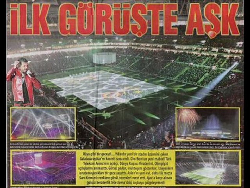 TT ARENAYA GÖRKEMLİ AÇILIŞ