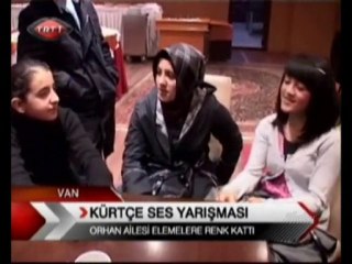 Kürtçe ses yarışması Van
