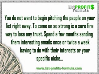 List Building Success Formula 6