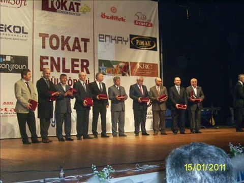 EYMÜR TV TOKAT GÜNDEM GAZETESİ ENLER ÖDÜL TÖRENİ