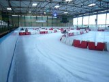 Karting sur glace, patinoire