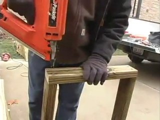 How to Build a Pergola - 5.Cutting Boards for Pergola Base