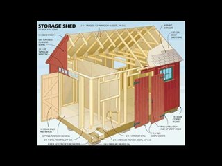 12x16 Storage Shed Plans