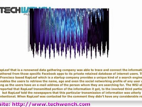 Facebook Applications Sharing User Data