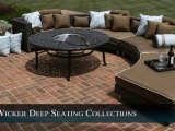 All Weather Wicker Patio Furniture Deep Seating Sets