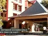 Jean Claude Duvalier solo estaría tres días en la nación