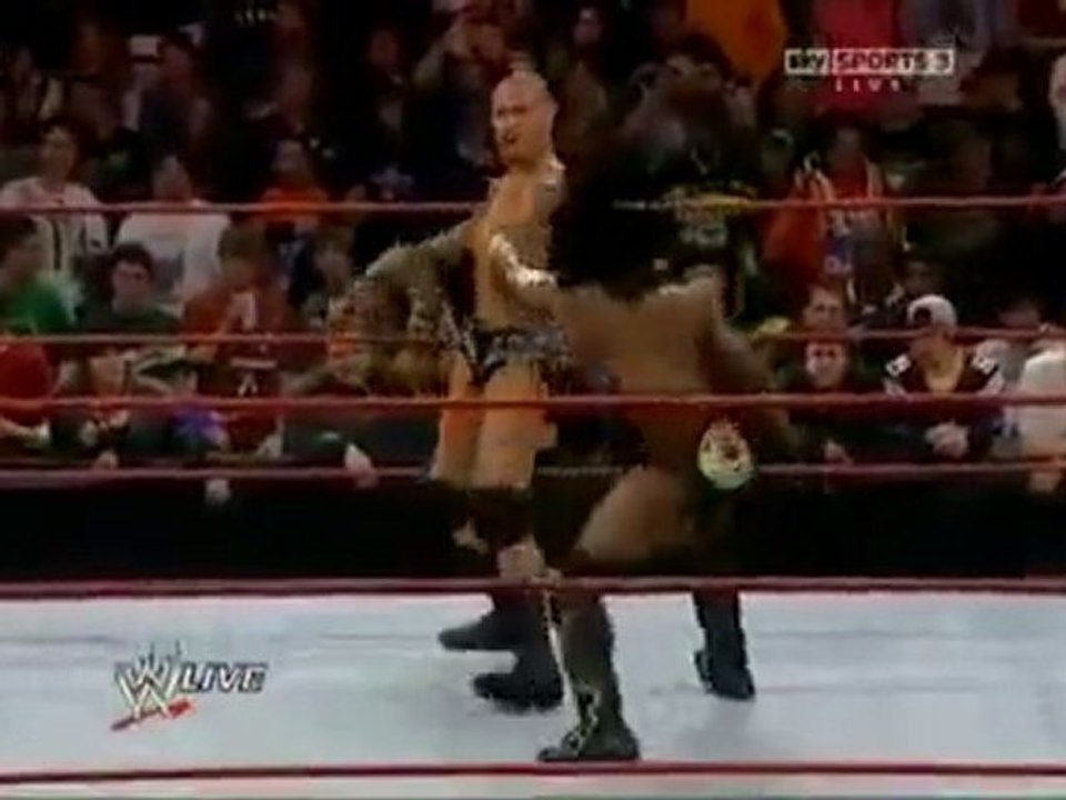 RAW: Kofi Kingston vs. John Cena vs. Randy Orton