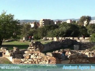 Ancient agora Athens: Ancient agora in Athens of Greece