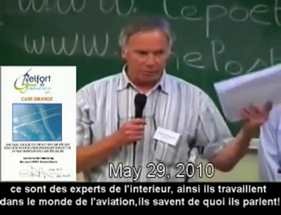 Case Orange Chemtrails epandage 2012