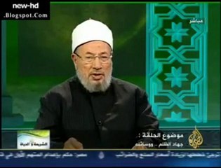 كلمة الشيخ يوسف القرضاوي لشعب تونس