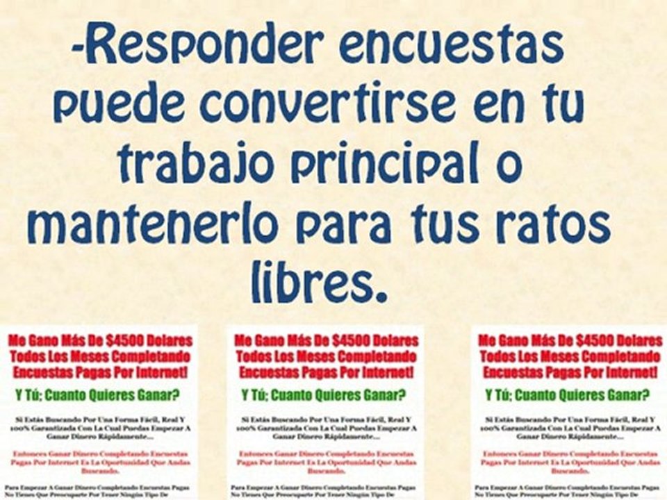 Todo sobre encuestas