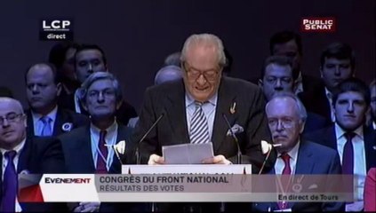 EVENEMENT,Congrés du FN - Election du nouveau président du Front National