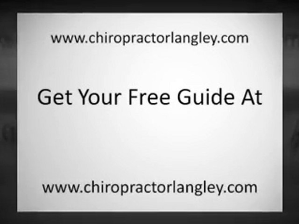 Langley Chiropractor For Your Chiropractic Needs In Langley