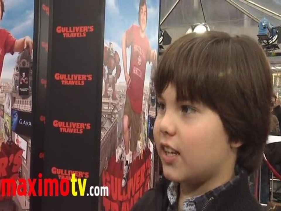 Zach Callison Interview at "Gulliver's Travels" Premiere