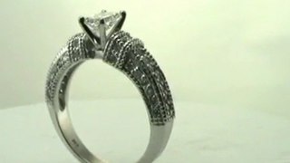 Radiant Cut Diamond Engagement Ring.