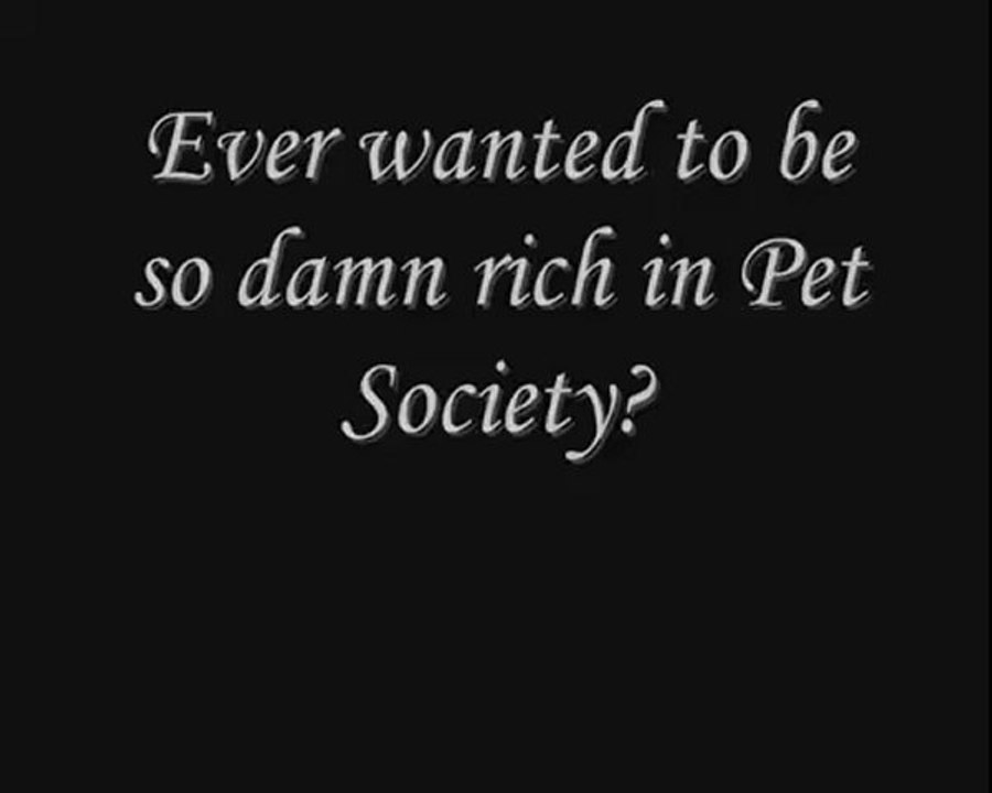 Pet Society by Playfish- Coins money LEVEL hacks! WATCH NOW!