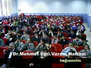 Kağızman da Verem Eğitimi ile ilgili konferans verildi
