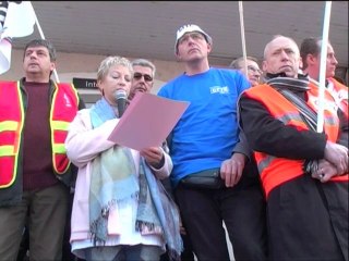 MANIF DES HOSPITALIERS A MONTCEAU