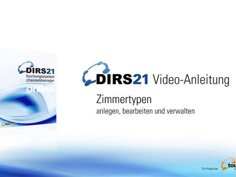 Zimmertypen - DIRS21 Videoanleitung Tutorial Training