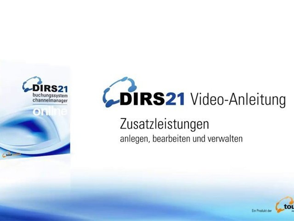 Zusatzleistungen - Dirs21 Videoanleitung Tutorial Training