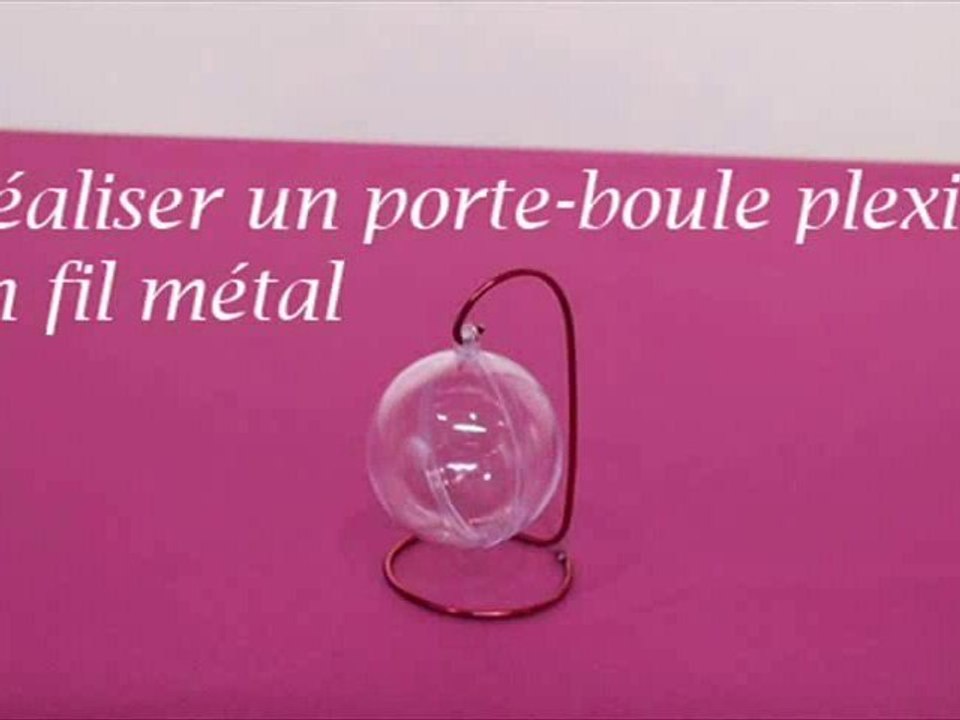 Créer un porte-goutte plexiglas en fil métal