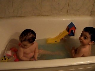 dans le bain avec Mael