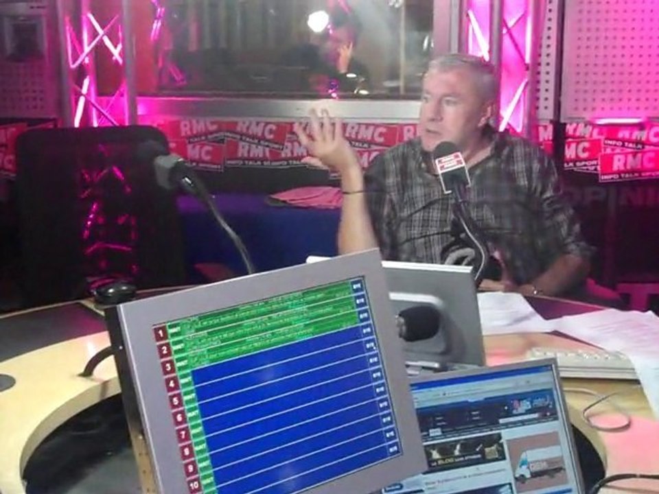 Michel Seydoux et Luis pendant la pub!