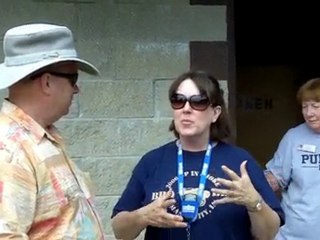 Ruth talks about food bank donations from the Up In Smoke B