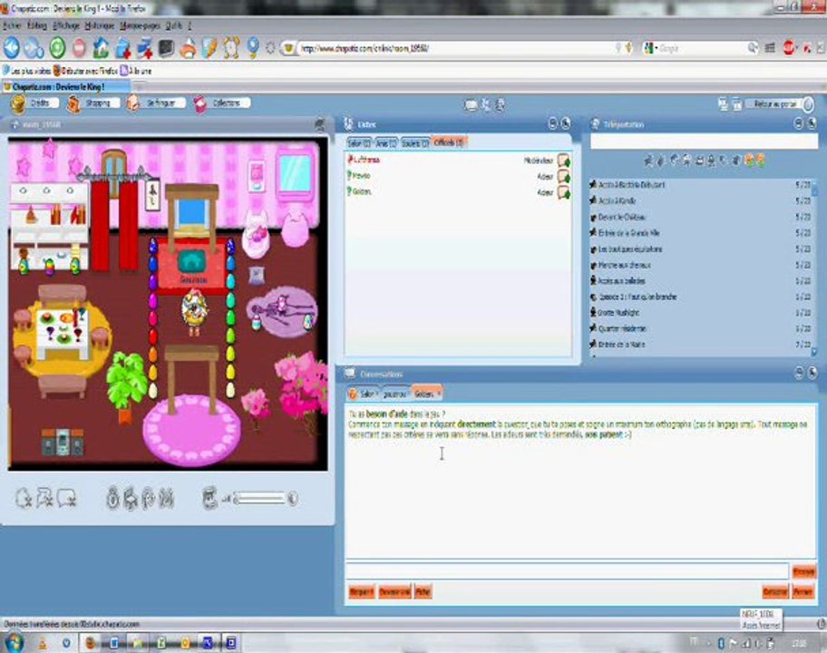 Tutoriel du Nouveau système de Tchat Chapatiz