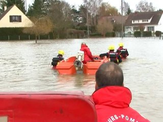 Janvier 2011: Inondations dans le secteur de Thourotte