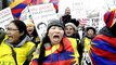 Tibet supporters protest Chinese leader's visit