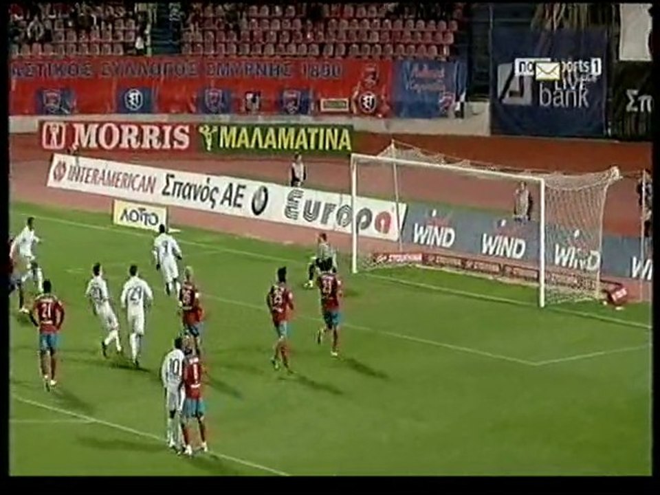 panionios pao 1-1 cisse me penalti
