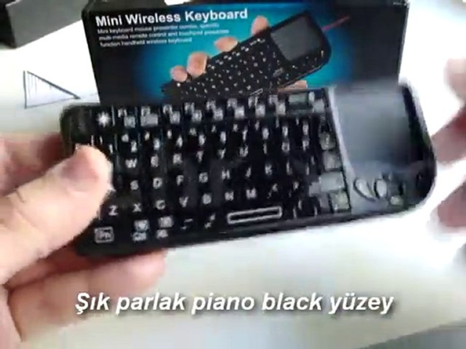 Mini / Hepsi Bir Arada 2.4Ghz Mini Kablosuz HTPC Klavye + Mo