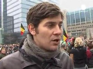 Belgian march calls on politicians to end feud