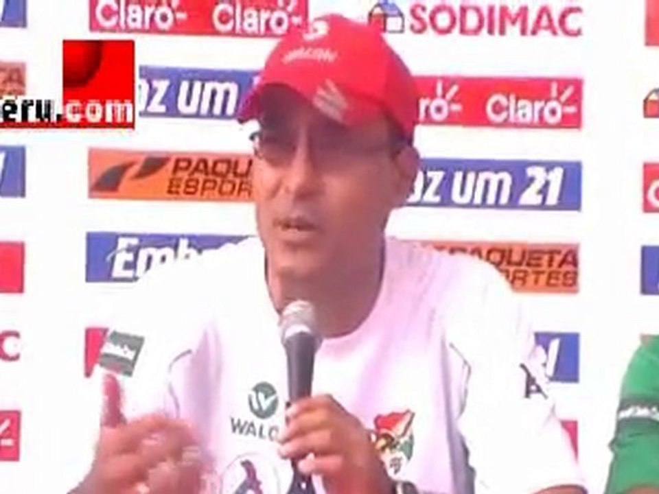 Peru.com: Marco Sandy, DT de  Bolivia