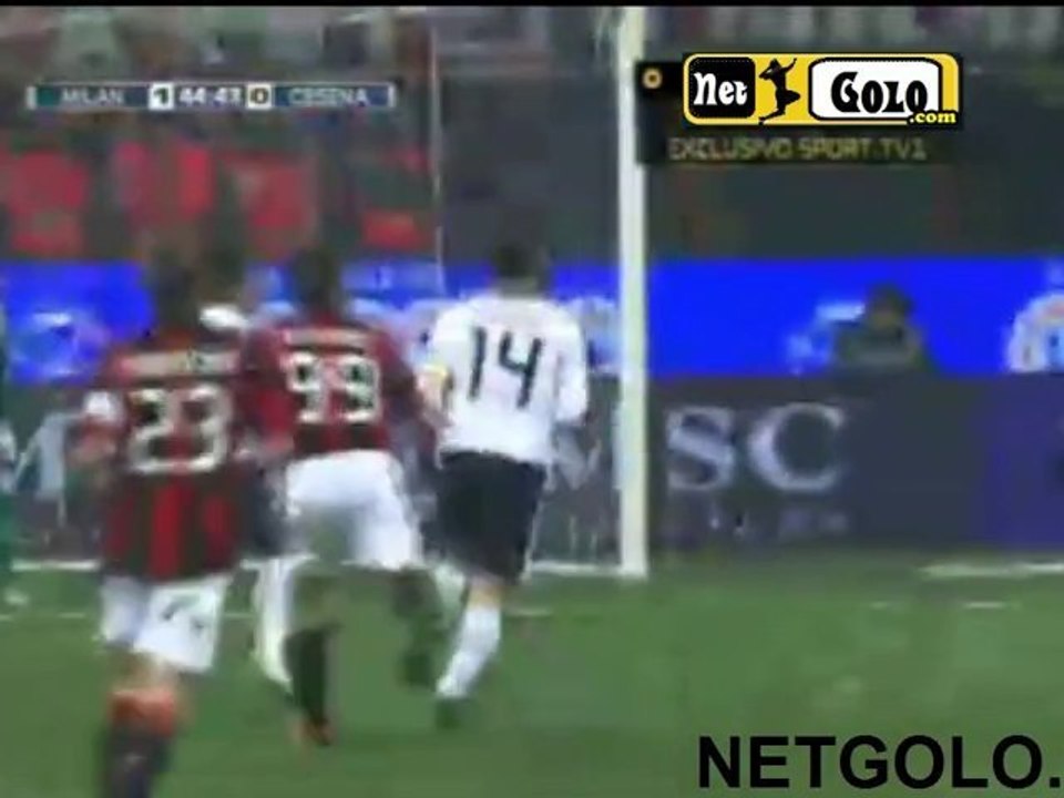 -HD- Milan 1-0 Cesena 23-01-2011
