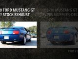 Pypes Muffler Delete vs Stock 05-10 Mustang GT