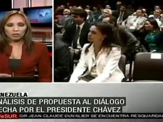 Chávez convoca a diálogo de altura. LLama adversarios a los opositores, y no enemigos